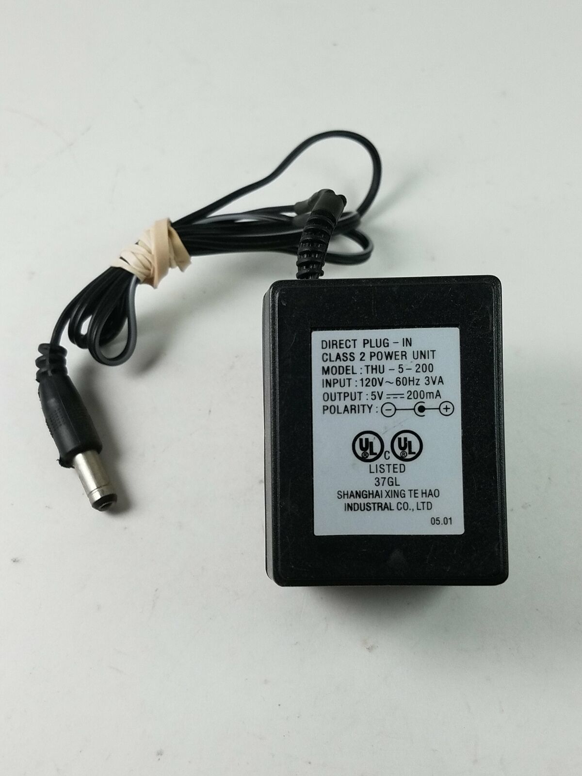 NEW Shanghai Xing THU-5-200 AC Adapter Power Supply Charger 5V 200mA